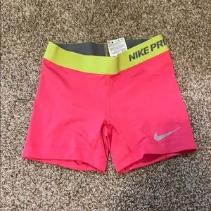 Nike pro compression shorts